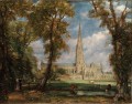 Salisbury Cathedral Romantic John Constable